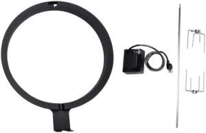 Elevate your backyard cooking experience with the JoeTisserie Rotisserie Accessory Attachment for Big Joe Grills. Cook up to 50 lbs of food with stainless steel spit rods and enjoy effortless roasting. Limited time discounts available!