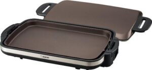 Savor sizzling hot meals with the Zojirushi EA-DCC10 Gourmet Sizzler Electric Griddle, featuring 8-inch square non-stick surface and adjustable heat control for perfect cooking results.