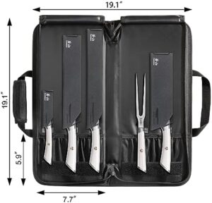 Discover the Cangshan Elbert Series German Steel Forged 6-Piece BBQ Knife Set, featuring sharp and durable blades perfect for grilling enthusiasts. Includes 6 pieces: chef's knife, boning knife, utility knife, steak knife, skewer, and cutting board.