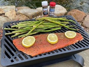 Here is the generated SEO meta description:

"Upgrade your outdoor cooking experience with King Kooker's Cast Iron Charcoal Grill featuring an 18x12 inch cooking area and 8.5 inch grill height, perfect for grilling and smoking. Limited time discounts available!"