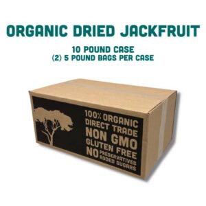 Here is the generated SEO meta description:

"Indulge in guilt-free snacking with Mavuno Harvest's unsweetened organic jackfruit chips, perfect for kids and adults. Gluten-free, vegan, and non-GMO, these healthy snacks are available in bulk 10 pounds."