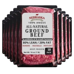 Get premium quality Angus Ground Beef from Nebraska Star with tender texture and rich flavor, perfect for burgers, tacos, or meatballs. Savor the difference with 90% lean ground beef at an affordable price.