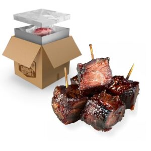 Get deliciously smoked beef brisket burnt ends with Grumpy Butcher's 2-pack gift sets, perfect for BBQ lovers. Experience Texas-style braised brisket with every bite.