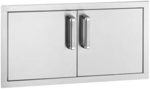 Explore double access doors with FireMagic's 34" flush-mounted design, perfect for easy storage and concealment.
