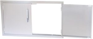 Upgrade your home decor with Sunstone's premium Beveled Frame Double Access Door, featuring a sleek 42" design for effortless storage and organization.