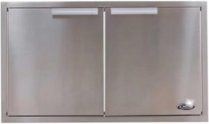 Enhance your kitchen with the DCS ADN20X36 stainless steel access doors, featuring a sleek 36-inch design and built-in functionality for easy installation. Save on kitchen renovations with this versatile and durable addition!