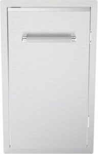 Discover the Spire Stainless Steel built-in cabinet with single access door perfect for outdoor island kitchens, BBQs, grilling & cooking. Universal mount fits most spaces, 30"H x ?" x ?".