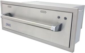 Warm up your outdoor gatherings with Lion's WD256103 kitchen warming drawer, featuring 2 heat settings and a compact design perfect for small kitchens or RVs. Enjoy discounts on this product!