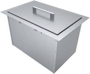 Stay cool and organized with the SUNSTONE B-IC14 ice chest, featuring a stainless steel build, insulated design, and cover for optimal performance. Perfect for camping trips or outdoor events. Up to 12 hours of ice retention and compact size (14"x12").