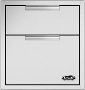 Discover the DCS Double Tower Drawer (71156) with a 20-inch capacity. Maximize kitchen storage and organization with its compact design and two towers of adjustable drawers.