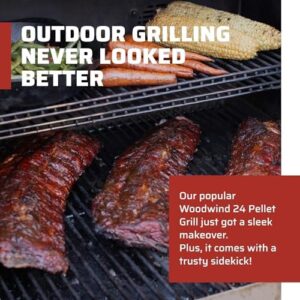 Here is the generated meta description:

"Experience backyard grilling like never before with Camp Chef's Woodwind 24 Pellet Grill, featuring WiFi connectivity and a spacious 811 sq in total rack area. Perfect for camping trips or home use."