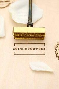 "Craft unique wedding designs with the Custom Logo Wood Branding Iron, featuring reliable leather stamp and BBQ heat tool. Perfect for DIY enthusiasts, wedding planners and party favors."