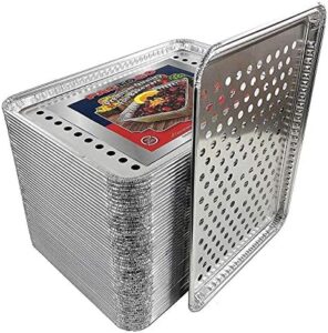 Here is the output:

"Upgrade your outdoor grilling experience with Pactogo's aluminum foil BBQ topper pan, ideal for large gatherings. Includes 200 pans in a convenient case."