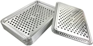 Here is the output:

"Upgrade your outdoor grilling experience with Pactogo's aluminum foil BBQ topper pan, ideal for large gatherings. Includes 200 pans in a convenient case."