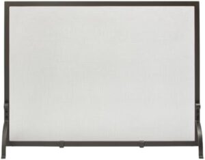 Get a perfect view of your favorite TV shows or movies with the Uniflame 44” medium-sized screen, featuring a sturdy metal base and heavy metal shielding. Ideal for most fireplaces with its olde world finish.