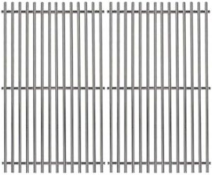 Elevate your grilling game with Hongso 17.25" Grill Grates for Weber Spirit series and Genesis models, featuring SUS304 steel rods for durability and rust resistance. Upgrade your BBQ experience without breaking the bank, with discounts available!