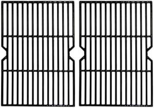 Upgrade your grilling experience with Hongso's porcelain cast iron grill grates, compatible with Charmglow, Nexgrill, Jenn-Air, Weber Genesis Series, and more. Perfect for cooking enthusiasts!