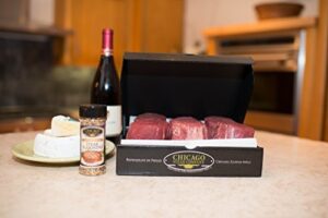 Experience the taste of prime beef with this Chicago Steak Company Sirloin Steak Grill Set, featuring 6 USDA Prime Top Sirloin Steaks, finely aged for a rich flavor. Perfect gift for steak lovers!