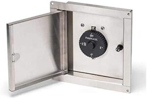 Cook up perfect grilled meals with the Fire Magic 1 Hour Outdoor BBQ Island Timer, a natural gas-powered timer box that ensures delicious results every time. Enjoy effortless cooking and save time with this convenient BBQ accessory.