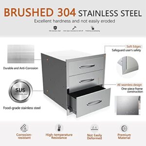 Elevate your outdoor kitchen experience with stainless steel access drawers, perfect for grill stations and island storage. Store utensils, tools, and supplies in style.
