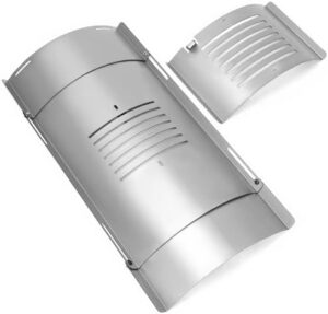 Here is the generated meta description:

"Upgrade your Pit Boss pellet grills with this Flame Broiler Kit featuring a stainless steel cover, main plate slider, and slide adjust 23-32 inches. Perfect for grill enthusiasts looking to enhance their smoking experience."