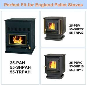 Upgrade your pellet stove's airflow with the Criditpid Replacement PU-076002B Combustion Exhaust Blower Fan, featuring a durable housing and gasket for seamless installation.