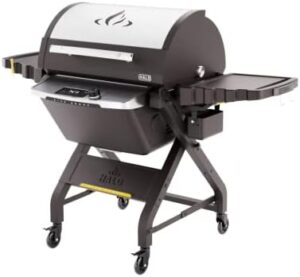 Here is the optimized meta description:

"Experience the ultimate in outdoor cooking with HALO Prime 1100 Pellet Grill, featuring rechargeable battery power and cordless operation for camping, tailgating, or backyard gatherings."