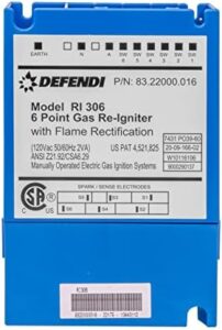 Here is the generated SEO meta description:

"Reliable gas re-igniter with flame rectification, ideal for camping and outdoor use, Defendi RI 306 ensures a consistent fire source in any weather. Great value for outdoor enthusiasts!"