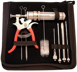 Elevate your BBQ game with the Magnum Meat Injector Gun, featuring 4 needles for versatile use and a 50ml capacity for marinades and seasoning. Made in the USA. Enjoy discounted prices and exclusive deals!