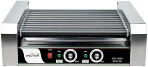Here is the output:

"Get sizzling hotdogs with ease using Winco's EHDG-11R HotDog Roller, featuring 11 rollers and a sleek silver design."