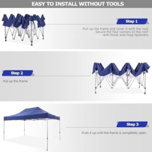 Here is the optimized meta description:

"Upgrade your outdoor events with this COBIZI Pop-up Canopy Tent 10x15, featuring heavy-duty construction, UPF 50+ waterproof material, and 4 sidewalls for ultimate protection. Perfect for weddings, parties, or commercial use."