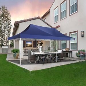 Here is the generated SEO meta description:

"Perfect for parties and outdoor events, this COBIZI pop up canopy tent offers waterproof and UV50+ protection, adjustable heights and extra tall design for maximum space."