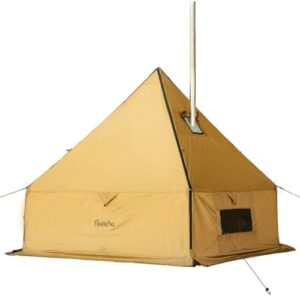 Stay warm and cozy on your outdoor adventures with the FIREHIKING Camping Hot Tent featuring a stove jack yurt tent, perfect for camping in cold weather. Enjoy extra warmth and comfort!