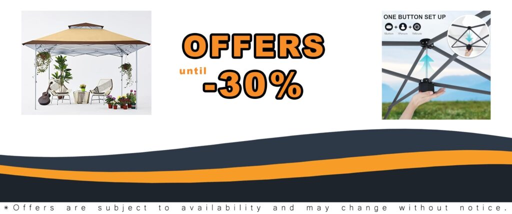 Cooshaide Instant 169 Sqft Beige Pop Up Canopy Tent