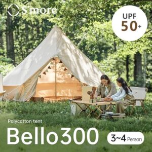 Here is the optimized SEO meta description:

"Water-resistant camping tent with stove jack and roomy interior for 3-6 people. Perfect for glamping families, this hot tent features a spacious design and durable construction."