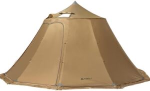 Camp in comfort with the Circle 6 outdoor hot tent, designed for 6 people. Waterproof, spacious, and easy to set up. Enjoy your wilderness adventure with friends! Save big on this top-rated gear today.