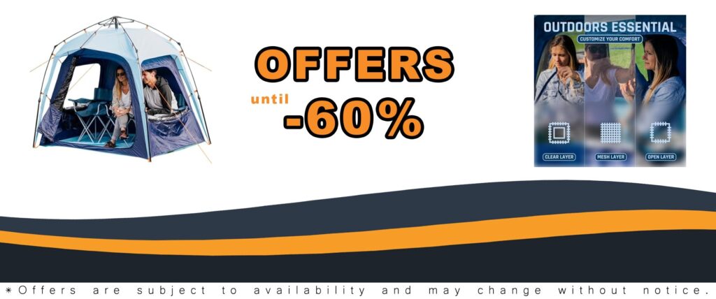 FOFANA MultiPod 270 Degree All Weather Sports Tent for Families