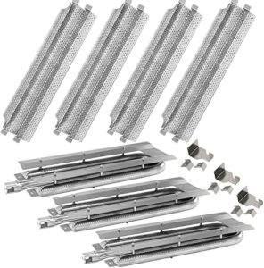 Replace your Viking grill's worn-out burners and heat plates with this 3-pack replacement kit, designed for VGBQ30, 41, and 53 in T Series models. Perfect for maintaining optimal grilling performance.