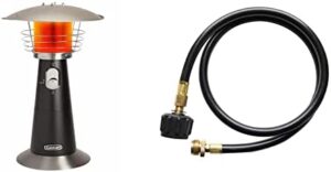 Warm up your outdoor gatherings with the Cuisinart 11,000 BTU Outdoor Propane Heater Bundle, featuring a durable design and adjustable heat control. Get cozy for less - enjoy discounts and coupons on this must-have winter accessory!