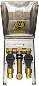 Get reliable heat transfer with the Manufacturing Ltd Double Gas Plug™ featuring a 1/2" rear NPT inlet and 2 x 3/8" quick disconnect outlets. Perfect for industrial applications, ideal for hot surfaces up to 1000°F (538°C).