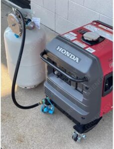 "Upgrade your Honda generator with the EU3000is Tri-Fuel Conversion Kit, compatible with propane, natural gas and gasoline. Boost power and flexibility with this versatile kit."