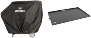 Discover the Masterbuilt Gravity 1050 Digital Charcoal Grill Cover, perfect for outdoor enthusiasts. Includes a 435 sq in Pre-Seasoned Flat Top Griddle ideal for grilling and cooking.