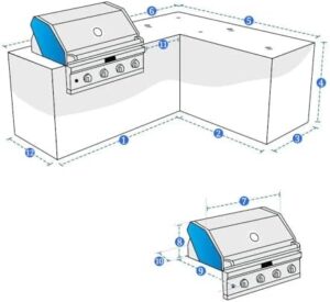 Here is the meta description:

Protect your outdoor kitchen island with this waterproof cover featuring air vents and handles, customizable shapes for a perfect fit.