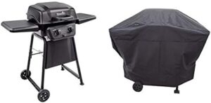 Here is the optimized SEO meta description:

"Upgrade your outdoor cooking with the American Gourmet by Char-Broil Classic Series 2-Burner Propane Stainless Steel Gas Grill, featuring durable stainless steel construction and reliable performance. Plus, pair it with a protective Char Broil Performance Grill Cover for added durability."
