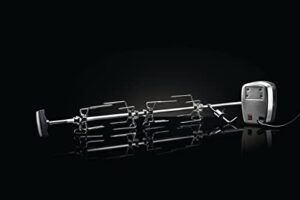 Transform your grilling experience with Napoleon's Commercial Grade Rotisserie Kit, perfect for XL BBQ Grills. Fits LEX 605/730 models or 45"/114 cm wide grills, accommodating up to 55lbs/25kg of food.