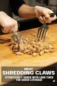 Get superior meat handling with Dalstrong's Meat Shredding Claws, featuring 2 tools in one. Premium materials ensure durability and performance for effortless shredding of BBQ meats, brisket, and more, buy now and get a great deal!