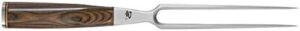 Discover the Shun Premier 6.5" Carving Fork, handcrafted with 2-prong stainless steel and a Pakkawood handle. Perfect for carving and serving, pair it with the Shun Premier Slicing Knife for a premium dining experience. Up to 50% off with coupons!