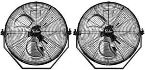 Boost industrial ventilation with the Simple Deluxe metal fan. Features 3 speeds, wall mount design perfect for warehouses, greenhouses, workshops, patios, factories, and basements. Plus discounts available!