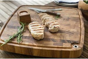 Discover the ultimate cutting board for any kitchen with this stunning Carolina Chopping Board, featuring Biltmore Design and extra thick butcher block construction. Perfect gift idea!