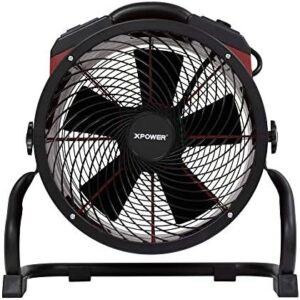 Here is the optimized meta description:

"Boost air circulation with XPOWER's professional axial fan for water damage restoration, featuring a sealed motor and focused airflow up to 60 feet. Perfect for drying surfaces quickly."